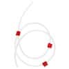 Cole-Parmer PVC 3-Stop Pump Tubing with Flared Ends, 1.14 mm, Red/Red; 12/Pk