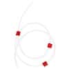 Cole-Parmer Peroxide-Cured Silicone 3-Stop Pump Tubing, 1.14 mm, Red/Red; 12/Pk