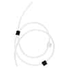 Cole-Parmer PVC 3-Stop Pump Tubing with Flared Ends, 3.18 mm, Black/White; 12/Pk