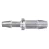 Cole-Parmer Hose Barb Fitting, Straight Reducer, Natural Polycarbonate, 1/8" ID x 3/32" ID; 10/Pk