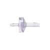 Cole-Parmer Enlarging Check Valve, Gamma-Stable Natural Polycarbonate, 3/16" ID x 3/8" ID; 10/Pk