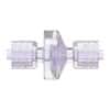 Cole-Parmer Luer Check Valve, Gamma-Stable Natural Polycarbonate, Locking Male x Locking Male; 10/Pk