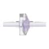 Cole-Parmer Luer Check Valve, Gamma-Stable Natural Polycarbonate, Male Slip x Male Slip; 10/Pk