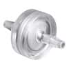 Cole-Parmer HDPE In-Line Filter, Polycarbonate, Natural, 90-130 Micron, 3/8" ID; 10/Pk