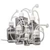 Cole-Parmer Aseptic Sampling Assembly with 1 L PETG Nalgene® Media Bottle, 2 Ports
