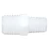 Cole-Parmer Nipple Fitting, Straight Reducer, Nylon, 3/8"x 1/8"; 10/PK