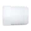 Cole-Parmer Threaded to Plug Fitting, Straight Adapter, Nylon, 1/4" NPT; 10/PK