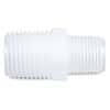 Cole-Parmer Nipple Fitting, Straight Reducer, PP, 1/2" x 3/8"; 10/PK