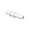 Cole-Parmer Hose Barb Fitting, Straight Union, HDPE, 1/16" ID; 10/Pk