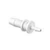 Cole-Parmer Hose Barb Fitting, Straight Reducer, HDPE, 3/8" ID x 5/16" ID; 10/Pk