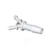 Cole-Parmer Hose Barb Fitting, Y Reducer, HDPE, 3/16" ID x 5/16" ID; 10/Pk