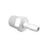 Cole-Parmer Threaded to Hose Barb Fitting, Straight Adapter, HDPE, 3/8" NPT(M) x 5/16" ID; 10/Pk