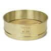 Cole-Parmer Testing Sieve, Brass Frame/Brass Wire, 12" OD, Full height, No. 140