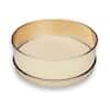Cole-Parmer Sieve; No 100, Full-Height, 12", Brass/Brass, NIST-Traceable Calibration Certificate