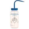 Cole-Parmer Safety Wash Bottle, LDPE, Vented, Sodium Hypochlorite, 500mL; 6/PK