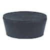 Cole-Parmer Solid Black Rubber Stoppers, Standard Size 5; 28/Pk