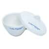 Cole-Parmer Wide-Form Crucible with Cover, Porcelain, 30 mL; 6/PK