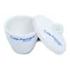Cole-Parmer High-Form Crucible with Cover, Porcelain, 15 mL; 6/PK