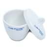 Cole-Parmer High-Form Crucible with Cover, Porcelain, 50 mL; 6/PK