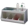 Cole-Parmer Four-Bin Organizer, White, 24" L x 10.5" D x 12" H; 1/Pk