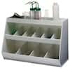 Cole-Parmer Ten-Bin Organizer, White, 24" L x 10.75" D x 16" H; 1/Pk