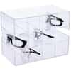 Cole-Parmer ACH12 CleanCut™ Acrylic Safety Glasses Holder, 12-Unit, 12.25 x 6.75 x 9.25"