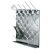 White hole plug for modular stainless steel drying racks