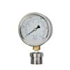 Cole-Parmer Industrial Pressure/Process Gauge, 4" Dia, 316SS Diaphragm; 0 to 60 psi