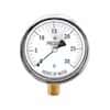Cole-Parmer Pressure Gauge ~ 1/4" NPT (M) process connection; 0 to 3 psi