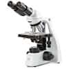 Cole-Parmer MSU-400 Compound Binocular Microscope, 4/10/40/100x, Brightfield Semi-Plan; 100-240 VAC