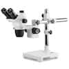 Cole-Parmer MSS-400 Professional Trinocular Stereozoom Microscope, Single-Arm Universal Stand; 100-240 VAC
