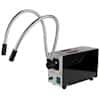 150 W Fiber Optic Dual Gooseneck Illuminator for Microscopes, 115 VAC