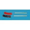 Nylon Carboy Brush, Black, 34" Overall Length, 8" Brush, 2" Dia; 12/PK