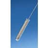Natural Radial Tube Brush, 10" Handle, 3"L x 0.875" Dia Brush; 12/Pk