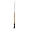 Natural Tied-Tip Tube Brush, 6" Handle, 11"L x 0.75" Dia Brush; 12/Pk