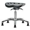Cole-Parmer Sit-Stand Stool, Polyurethane, Desk Height, Black, Gliders