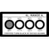 Cole-Parmer Irreversible 4-Point Horizontal Temperature Label, 379-410F/193-210C; 10/Pk