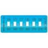 Cole-Parmer Irreversible 6-Point Horizontal Temperature Label, 331-379F/166-193C; 10/Pk