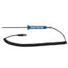 Cole-Parmer PFA-Insulated RTD Probe, 100 Ohm, Digisense® 3-Pin Connector, 4.5" Length, 5 ft Coil Cord