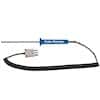 Cole-Parmer RTD Probe, 100 Ohm, ANSI 3-Blade Connector, 4" Length, 5 ft Coil Cord