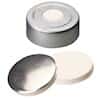 Cole-Parmer Aluminum Crimp Cap, 20 mm Dia., Pressure Release, White Silicone/Aluminum Foil Septum; 1000/PK