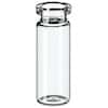 Cole-Parmer Headspace Vial, Glass, 20 mm, Crimp Neck, Flat Bottom, 10 mL; 1000/pk