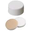 Cole-Parmer EPA Screw Cap, 24mm, White Polypropylene, Closed, Silicone/ PTFE Septa 1000/pk