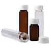 Cole-Parmer EPA Screw Vial, 60ml, 24mm, Amber Glass; 1000/pk