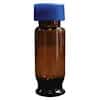 Cole-Parmer LCGC High-Recovery Screw Top Vials, Amber Glass, 9 mm Short Thread, 1.5 mL, PTFE/Silicone Septum; 100/pk