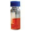 Cole-Parmer LCGC Screw Top Vials, Glass, 9 mm Short Thread, 2 mL, with Label Area, Rubber/PTFE Septum; 100/pk