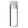 Cole-Parmer Shell Vial, 12 mm, Glass, Flat Bottom, 2 mL, with PE Plug; 1000/pk
