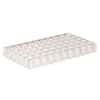 Cole-Parmer Vial Rack, Acrylic; holds 50 vials up to 12mm Diameter
