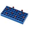 Cole-Parmer Vial Rack, Polypropylene; holds 50 vials up to 15mm Diameter; Blue