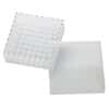 Cole-Parmer Polypropylene Storage Box, Transparent, 81 x 2 mL, with Alphanumeric Coding; Each